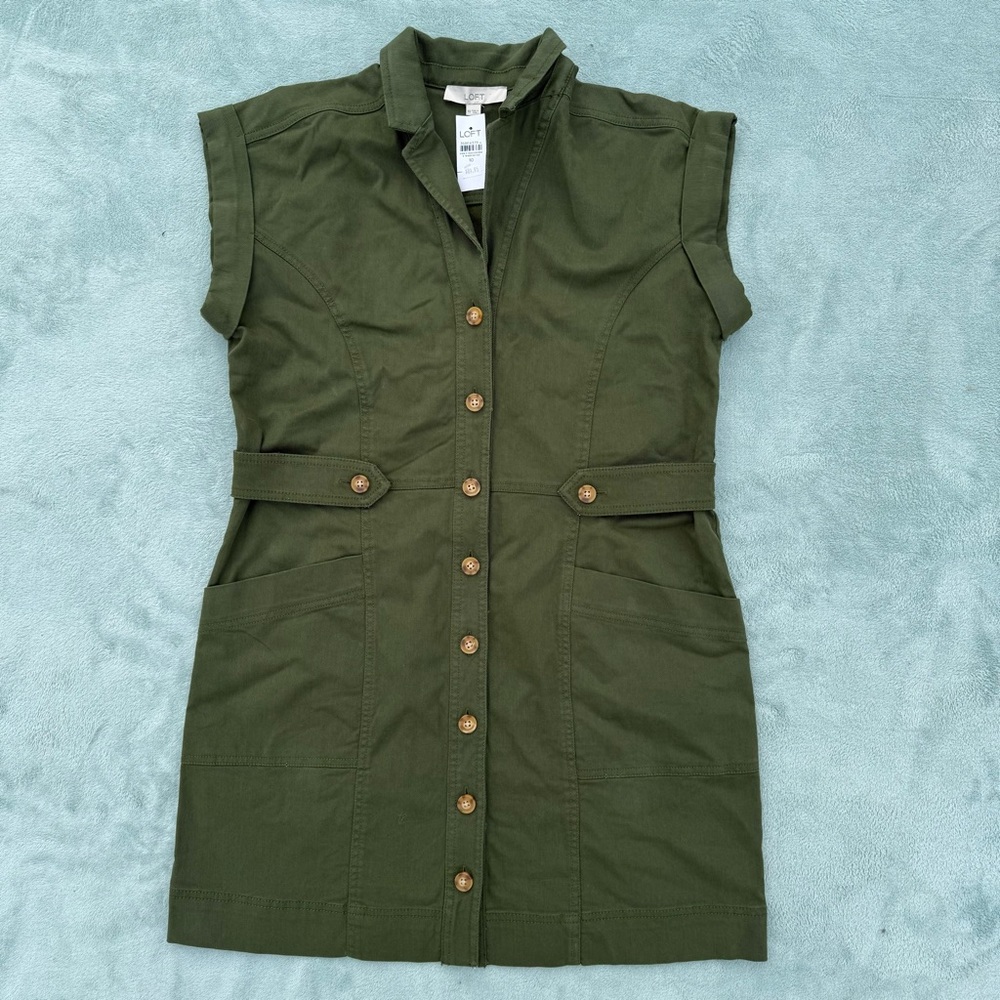 LOFT Cargo Utility Dress